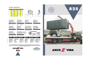 Hydr. Ladekrane Amco Veba 825-3 S Jib 3S