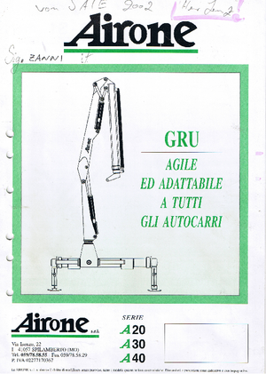 Hydr. Ladekrane Airone A 40 S 1