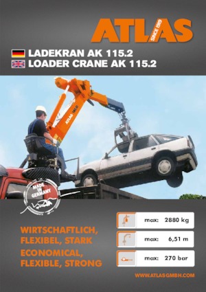 Hydr. Ladekrane Atlas AK 115.2 A11