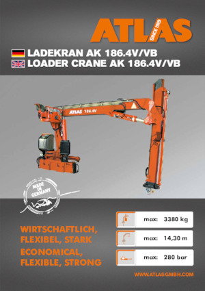 Hydr. Ladekrane Atlas AK 186.4VB A13K 