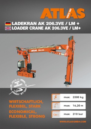 Hydr. Ladekrane Atlas AK 206.3VE A11L 