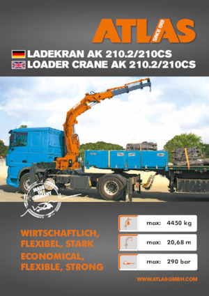 Hydr. Ladekrane Atlas AK 210.2 A7 
