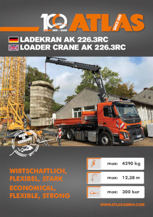 Hydr. Ladekrane Atlas AK 226.3RC A4 