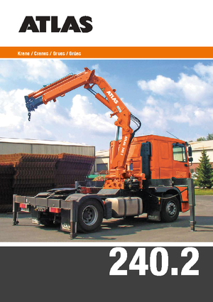 Hydr. Ladekrane Atlas AK 240.2E A5 