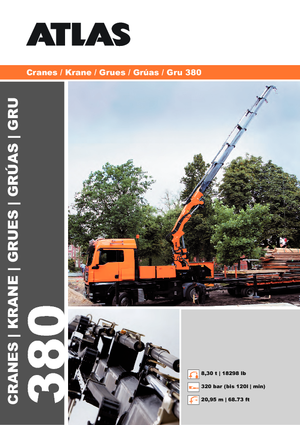 Hydr. Ladekrane Atlas AK 380.3 A2