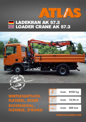 Hydr. Ladekrane Atlas AK 57.3 A3L 