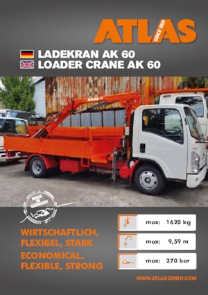 Hydr. Ladekrane Atlas AK 60 A1