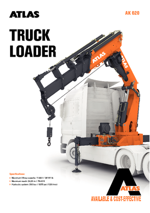 Hydr. Ladekrane Atlas AK 620.3E A5 