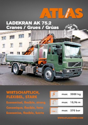 Hydr. Ladekrane Atlas AK 75.2 A3 