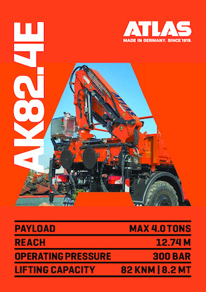 Hydr. Ladekrane Atlas AK 82.4E A5L