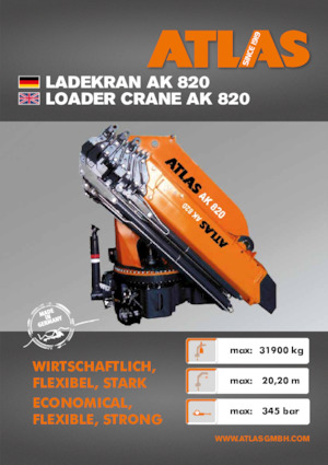 Hydr. Ladekrane Atlas AK 820 A8