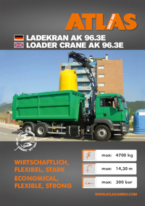 Hydr. Ladekrane Atlas AK 96.3E A1 