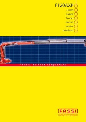 Hydr. Ladekrane Fassi F 120 AXP 23