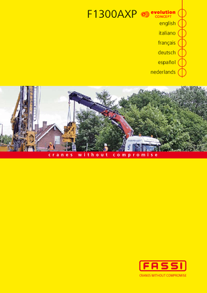 Hydr. Ladekrane Fassi F 1300 AXP 28