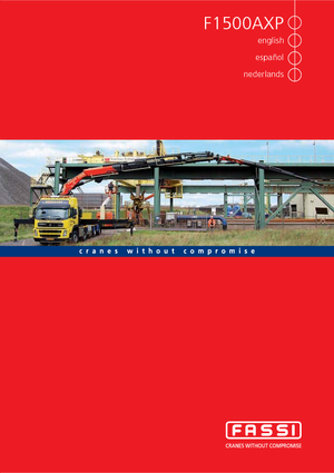 Hydr. Ladekrane Fassi F 1500 AXP 28