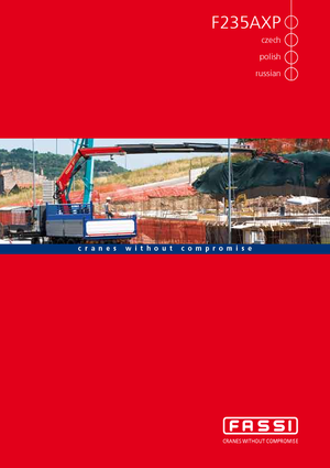 Hydr. Ladekrane Fassi F 235 AXP 26