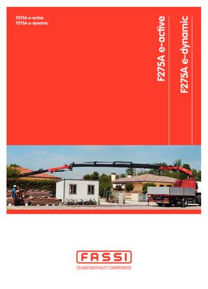 Hydr. Ladekrane Fassi F 275 AC 0.23 e-active