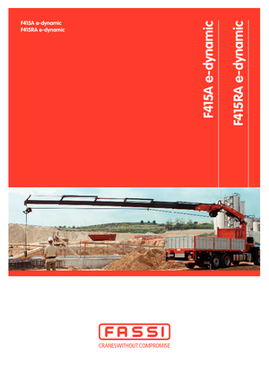 Hydr. Ladekrane Fassi F 415 RA 2.24 e-dynamic