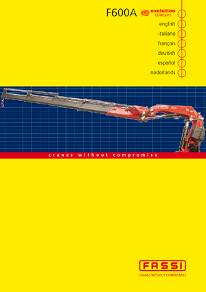 Hydr. Ladekrane Fassi F 600 A 27