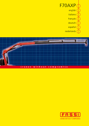 Hydr. Ladekrane Fassi F 70 AXP 23