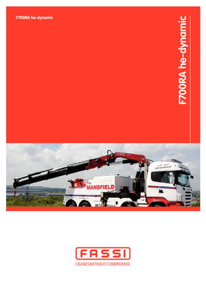 Hydr. Ladekrane Fassi F 700 RA 2.27 he-dynamic