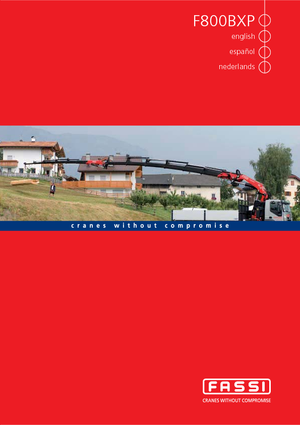 Hydr. Ladekrane Fassi F 800 BXP 26