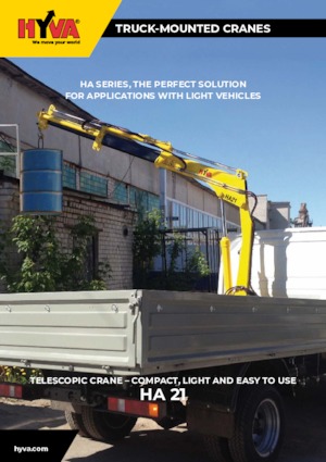 Hydr. Ladekrane Hyva Crane HA 21 E2