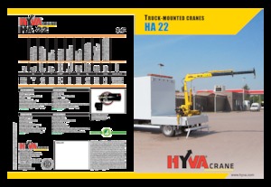 Hydr. Ladekrane Hyva Crane HA 22