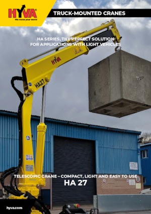 Hydr. Ladekrane Hyva Crane HA 27 E3