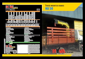 Hydr. Ladekrane Hyva Crane HA 50