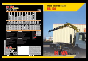 Hydr. Ladekrane Hyva Crane HB 170 E4 J2