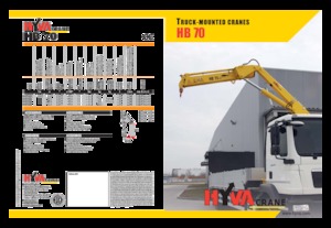 Hydr. Ladekrane Hyva Crane HB 70 E1
