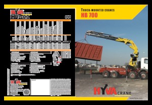 Hydr. Ladekrane Hyva Crane HB 700 