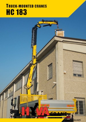 Hydr. Ladekrane Hyva Crane HC 183 E6