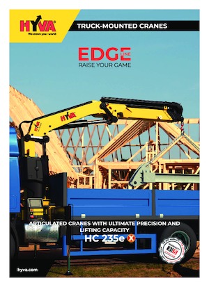 Hydr. Ladekrane Hyva Crane HC 235e X E6 