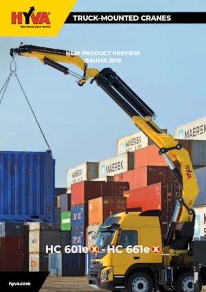 Hydr. Ladekrane Hyva Crane HC 601e E6 