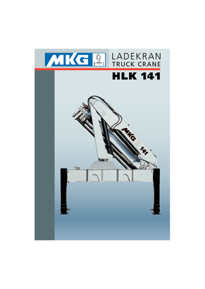 Hydr. Ladekrane MKG HLK 141 a6