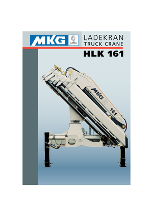 Hydr. Ladekrane MKG HLK 161 a5 
