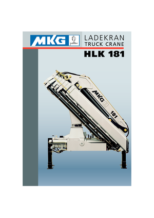 Hydr. Ladekrane MKG HLK 181 a2V 