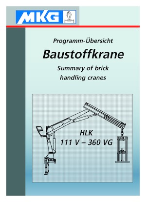 Hydr. Ladekrane MKG HLK 190 a2V 