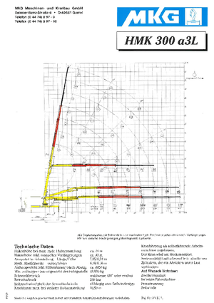 Hydr. Ladekrane MKG HMK 300 a3 L E