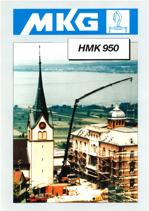 Hydr. Ladekrane MKG HMK 950 Ta3-a3