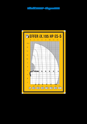 Hydr. Ladekrane Effer IX.195 HP ES5