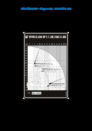 Hydr. Ladekrane Effer IX.550 HP E7