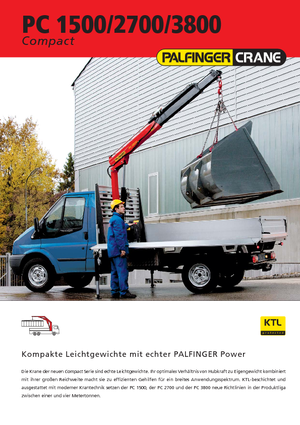 Hydr. Ladekrane Palfinger PC 1500 A