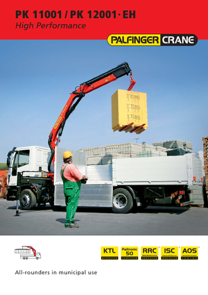 Hydr. Ladekrane Palfinger PK 11001 D