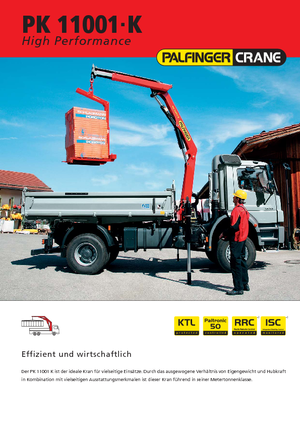 Hydr. Ladekrane Palfinger PK 11001 K