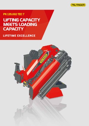 Hydr. Ladekrane Palfinger PK 135.002 TEC 7 E 