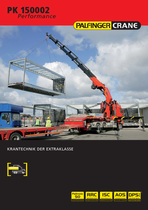 Hydr. Ladekrane Palfinger PK 150002 HPLS E