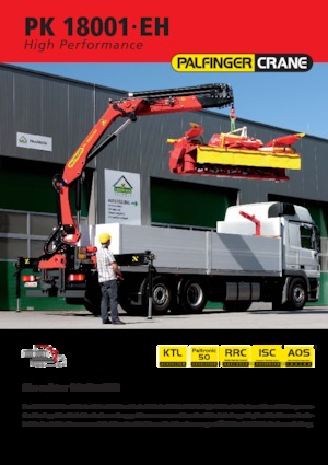 Hydr. Ladekrane Palfinger PK 18.001 EH